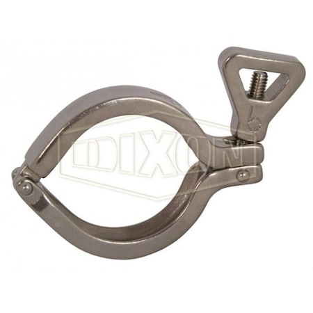 Dixon I-Line Heavy Duty Clamp, 2 in Tube, 304 SS, Domestic 13ILH200